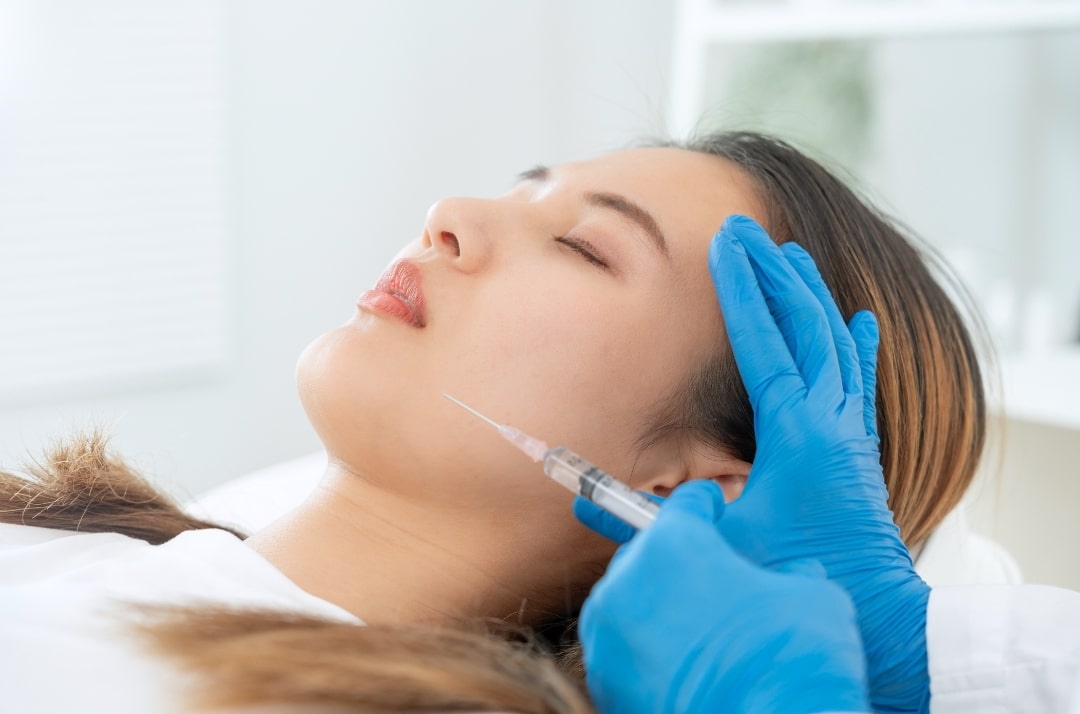 woman getting rejuran procedure