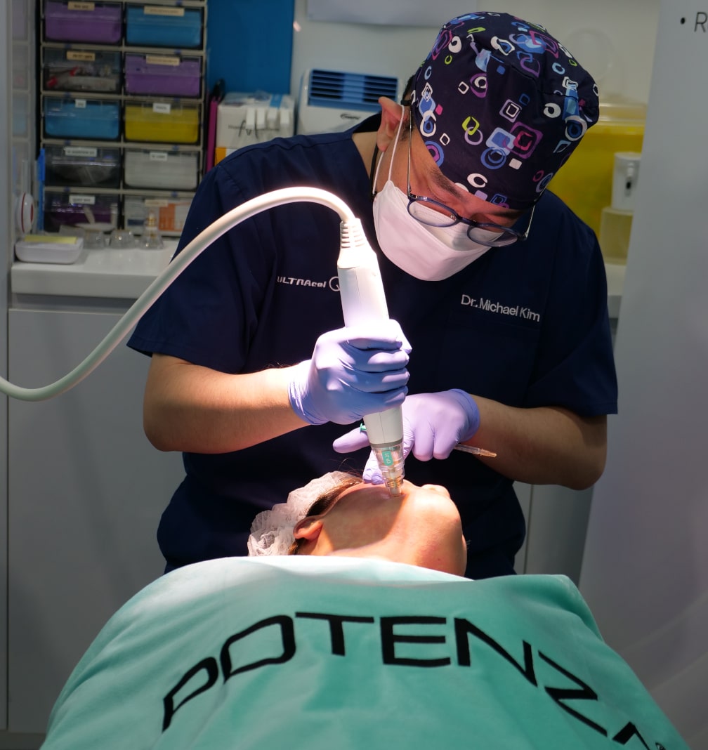 dr kim doing potenza procedure