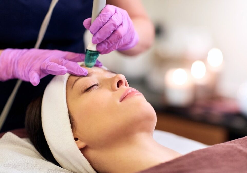 woman undergoing rejuran treatment